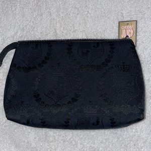 NWT Juicy Couture Black Cosmetic Bag